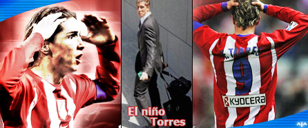 Fernando (el niño) Torres fichado por el Liverpool. Todo un s�mbolo del Atlético Madrid.