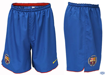 Pantalones cortos del Barça 2007-2008.